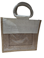 Jute Window Bags - Plain Jute Window Bags - Plain